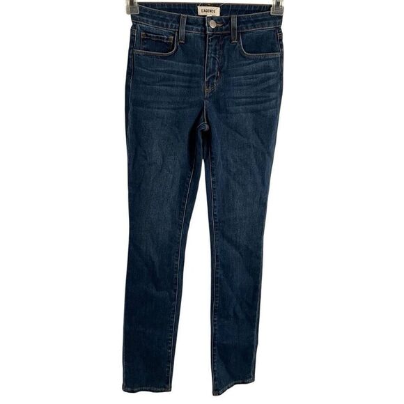 L’AGENCE Womens Dark Wash Skinny Jeans 25 Stretchy Classic Styling Mid Rise - Picture 1 of 7